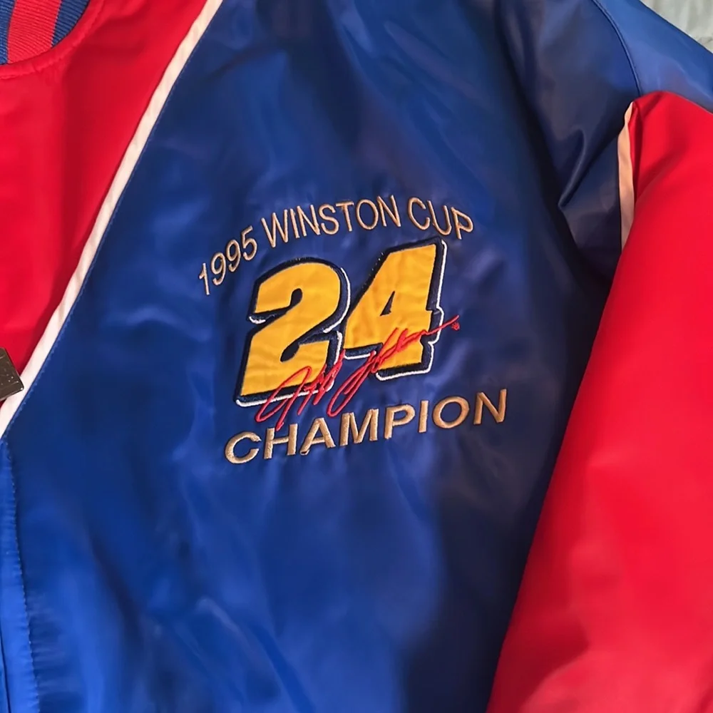 Vintage NASCAR Jeff Gordon 1995 Winston Cup Champion jacket - Picture 2 of 7